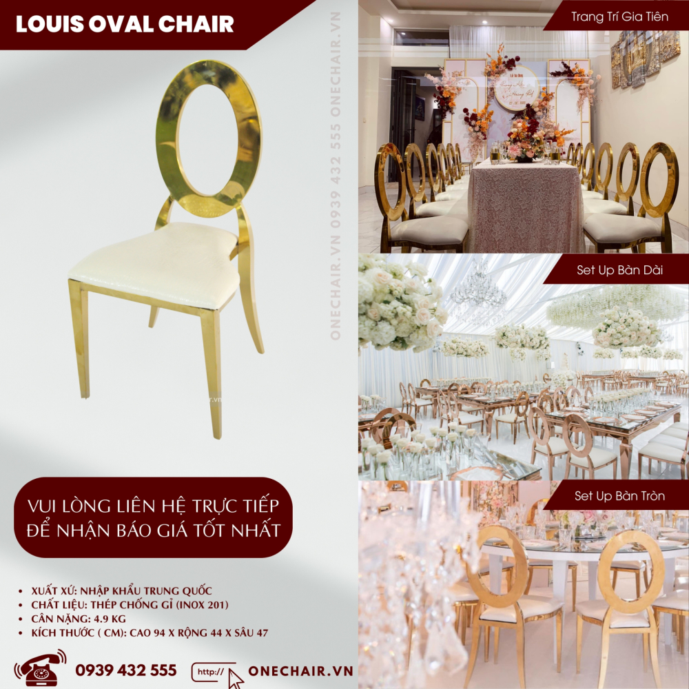 Báo Giá Dịch Vụ Thuê Bàn Ghế Sự Kiện Tiệc Đám Cưới Tốt Nhất | ONE CHAIR
