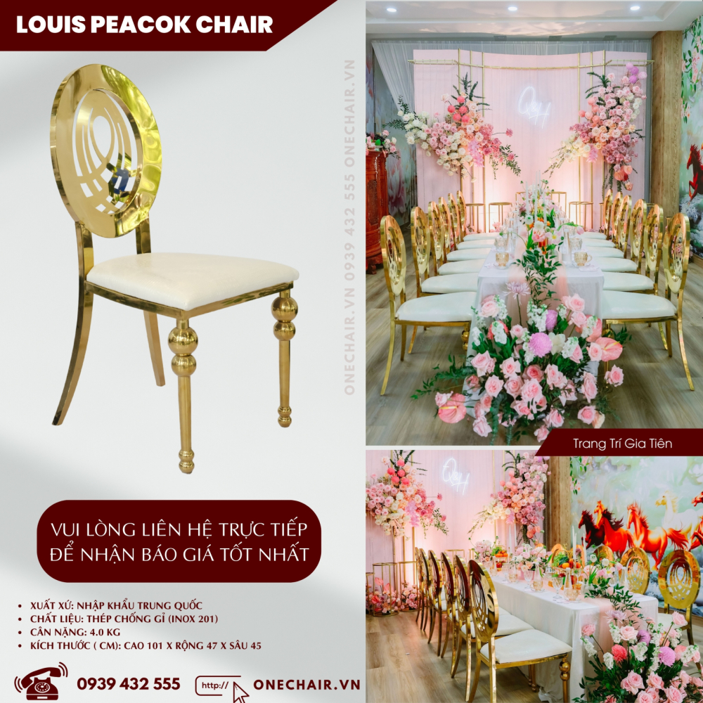 Báo Giá Dịch Vụ Thuê Bàn Ghế Sự Kiện Tiệc Đám Cưới Tốt Nhất | ONE CHAIR