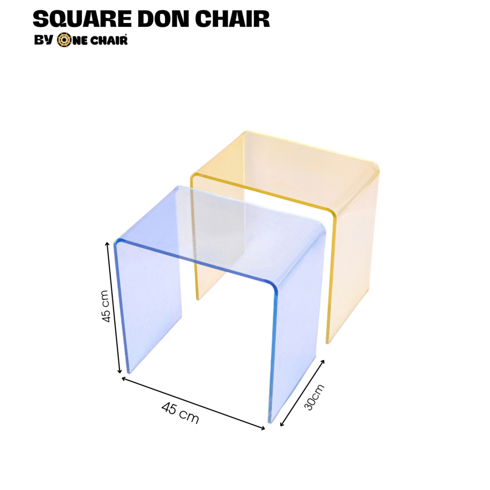 Ghế Ottoman Acrylic Màu – Dịch Vụ Cho Thuê Ghế Sự Kiện Độc Đáo & Cuốn Hút