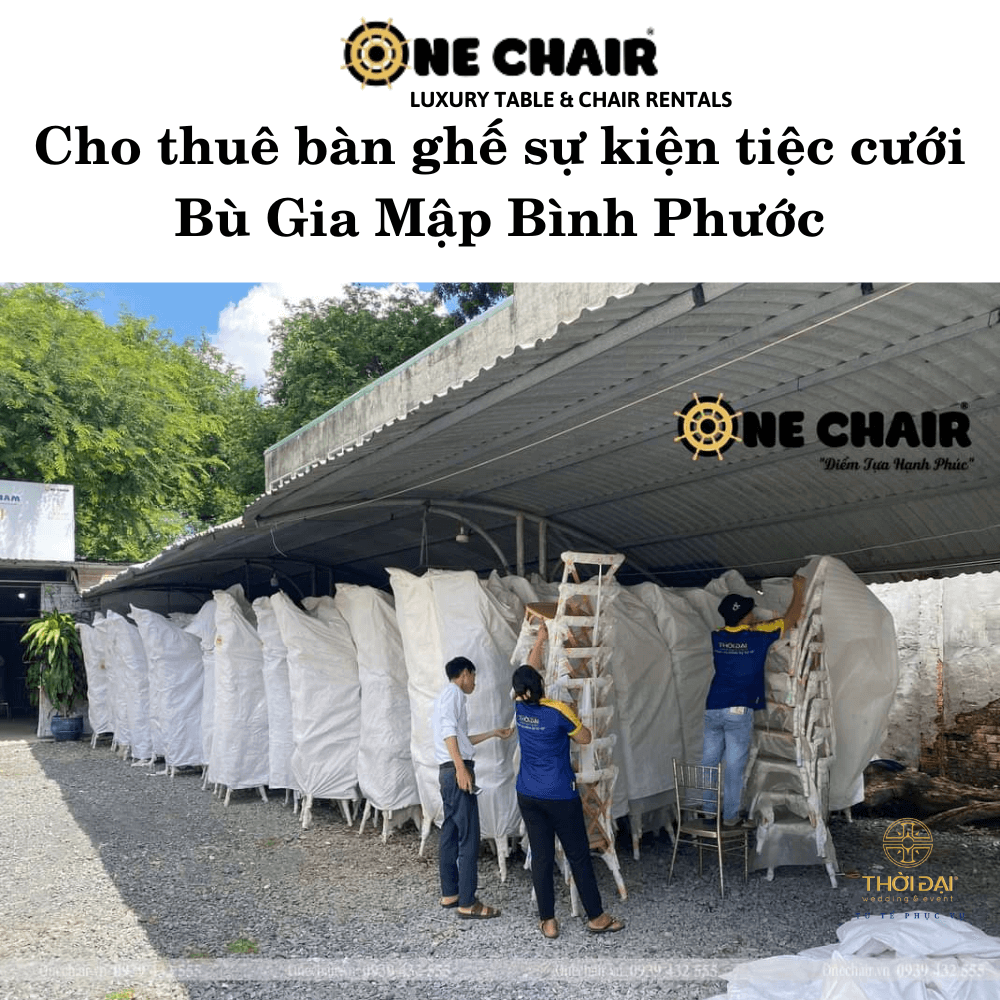 Cho thuê bàn ghế sự kiện tiệc cưới Bù Gia Mập Bình Phước
