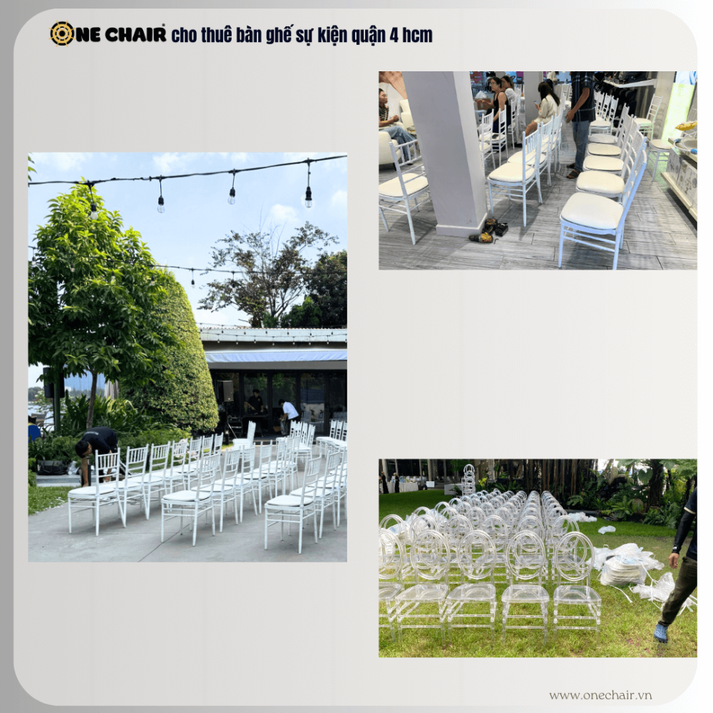 Cho thuê bàn ghế sự kiện quận 4 hcm – ONE CHAIR