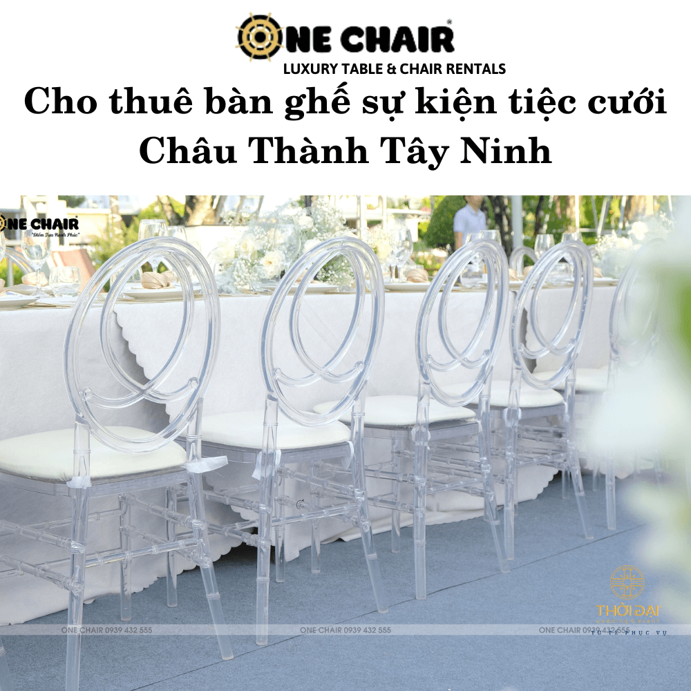 Cho thuê bàn ghế sự kiện tiệc cưới Châu Thành Tây Ninh