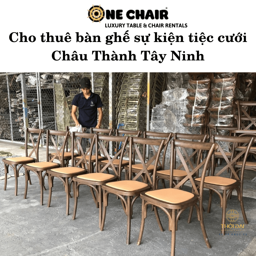 Cho thuê bàn ghế sự kiện tiệc cưới Châu Thành Tây Ninh