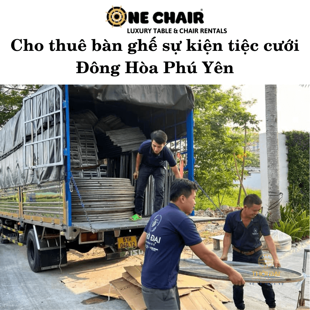 Cho thuê bàn ghế sự kiện tiệc cưới Đông Hòa Phú Yên