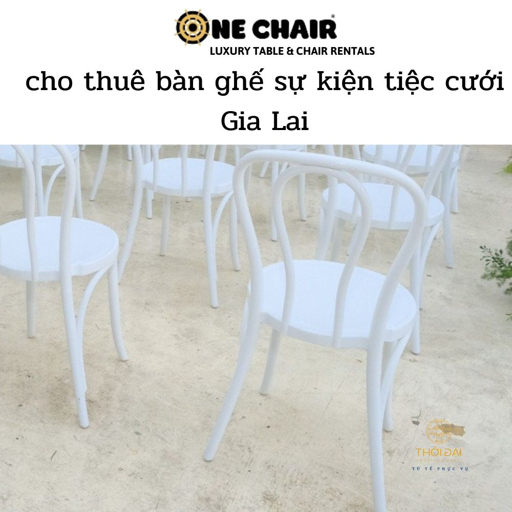 cho thuê bàn ghế sự kiện tiệc cưới Gia Lai