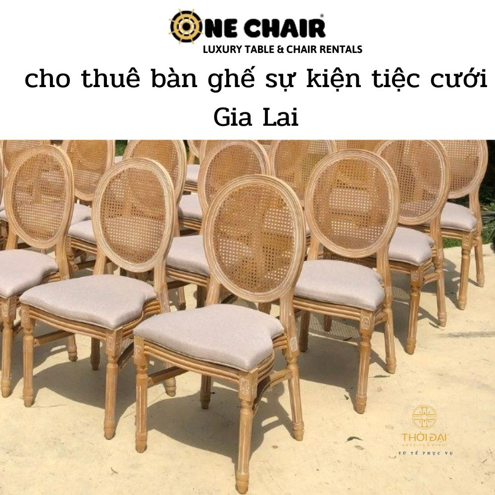 cho thuê bàn ghế sự kiện tiệc cưới Gia Lai
