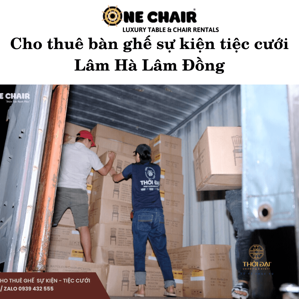 Cho thuê bàn ghế sự kiện tiệc cưới Lâm Hà Lâm Đồng