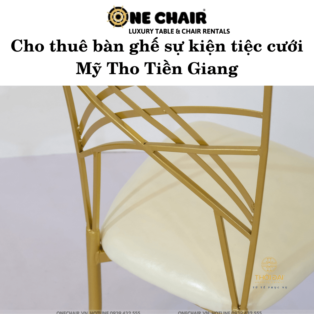 Cho thuê bàn ghế sự kiện tiệc cưới Mỹ Tho Tiền Giang