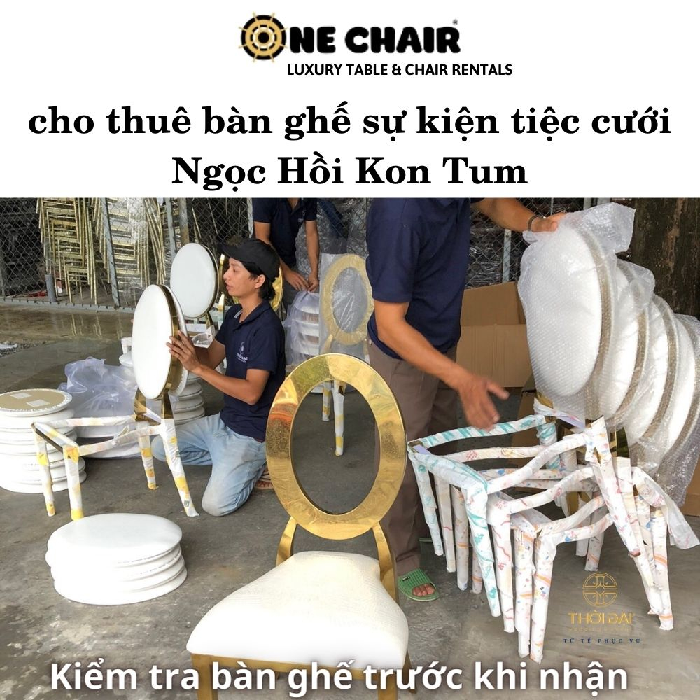 cho thuê bàn ghế sự kiện tiệc cưới Ngọc Hồi Kon Tum