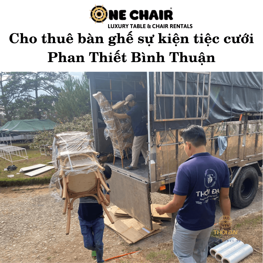 Cho thuê bàn ghế sự kiện tiệc cưới Phan Thiết Bình Thuận