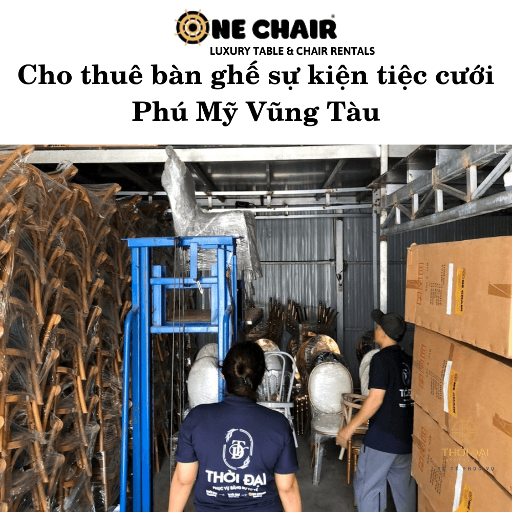 Cho thuê bàn ghế sự kiện tiệc cưới Phú Mỹ Vũng Tàu
