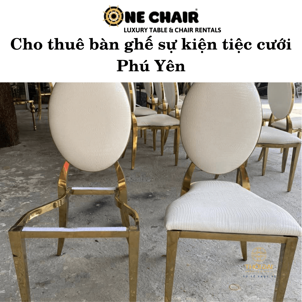 Cho thuê bàn ghế sự kiện tiệc cưới Phú Yên