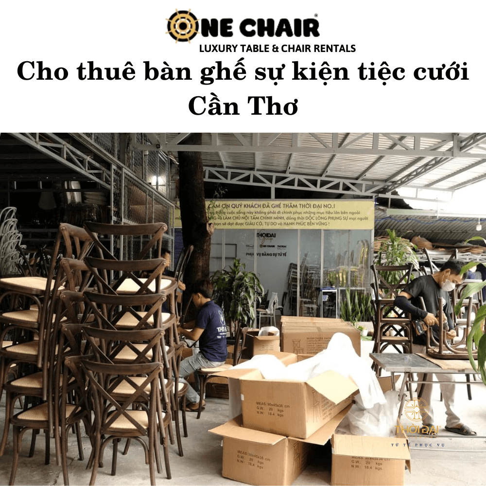 Cho thuê bàn ghế sự kiện tiệc cưới Cần Thơ