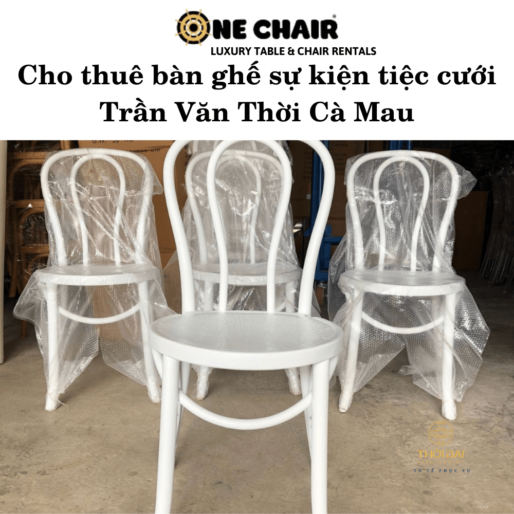 Cho thuê bàn ghế sự kiện tiệc cưới Trần Văn Thời Cà Mau