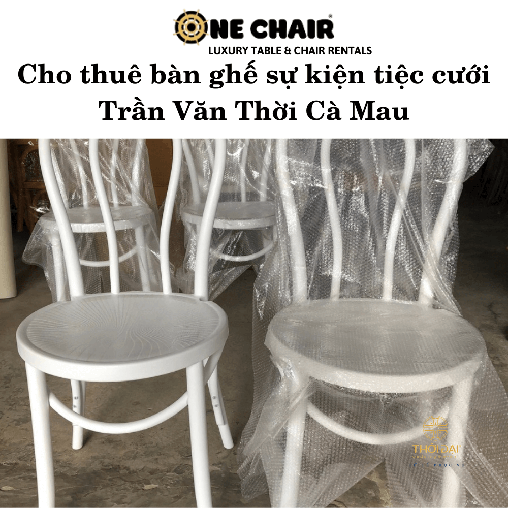 Cho thuê bàn ghế sự kiện tiệc cưới Trần Văn Thời Cà Mau