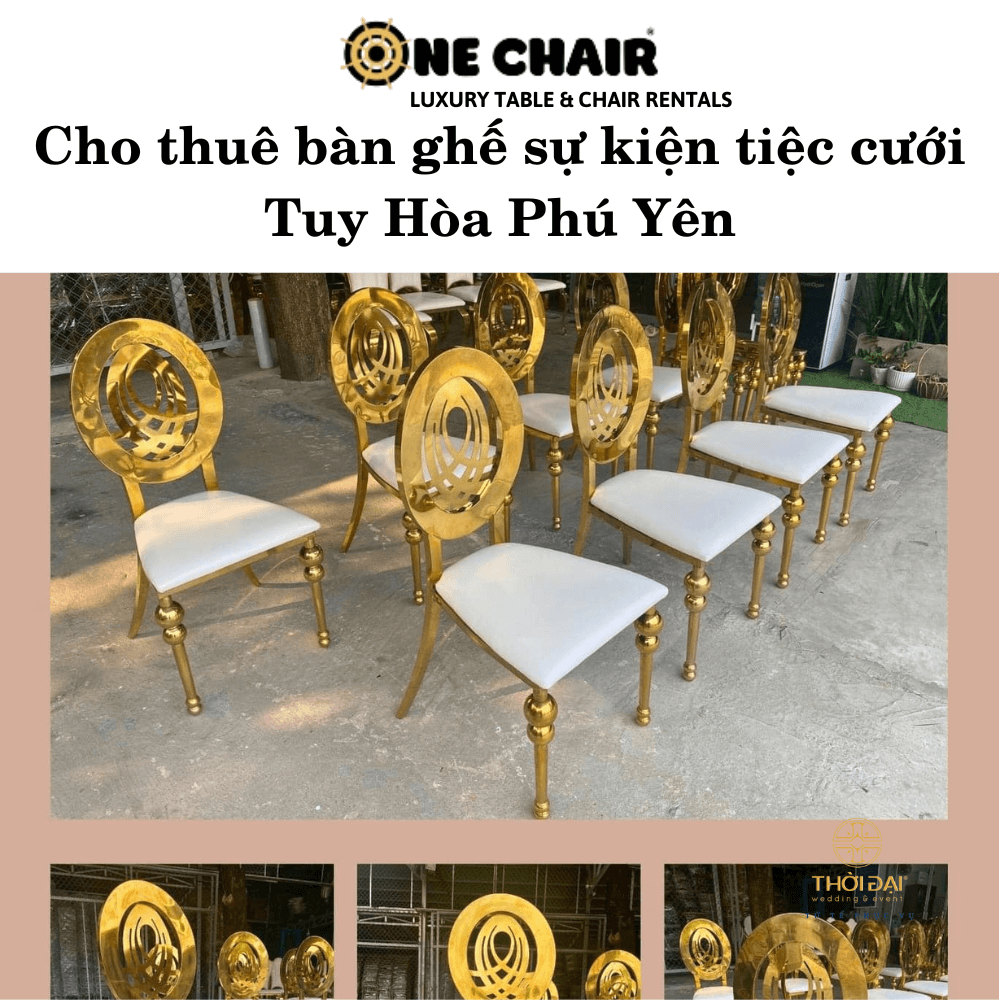 Cho thuê bàn ghế sự kiện tiệc cưới Tuy Hòa Phú Yên