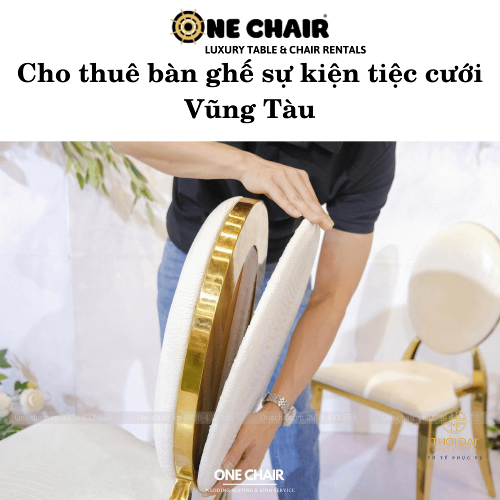 Cho thuê bàn ghế sự kiện tiệc cưới Vũng Tàu