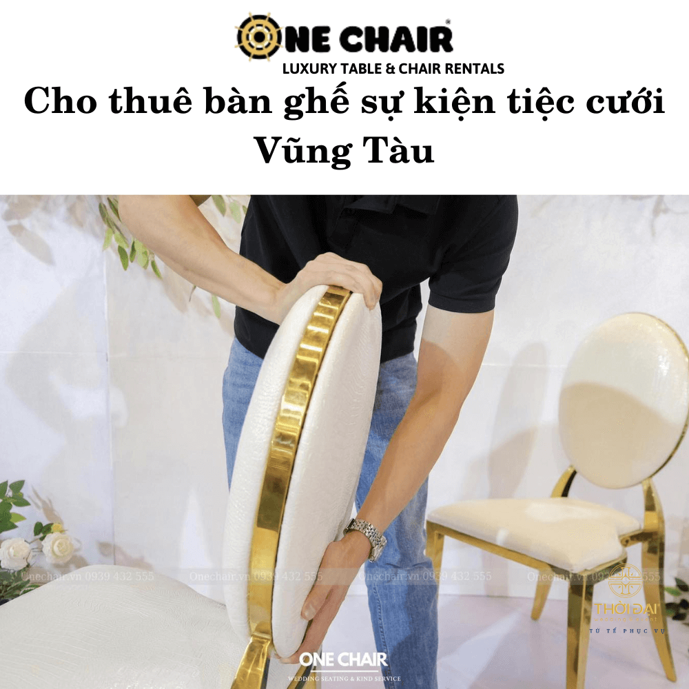 Cho thuê bàn ghế sự kiện tiệc cưới Vũng Tàu