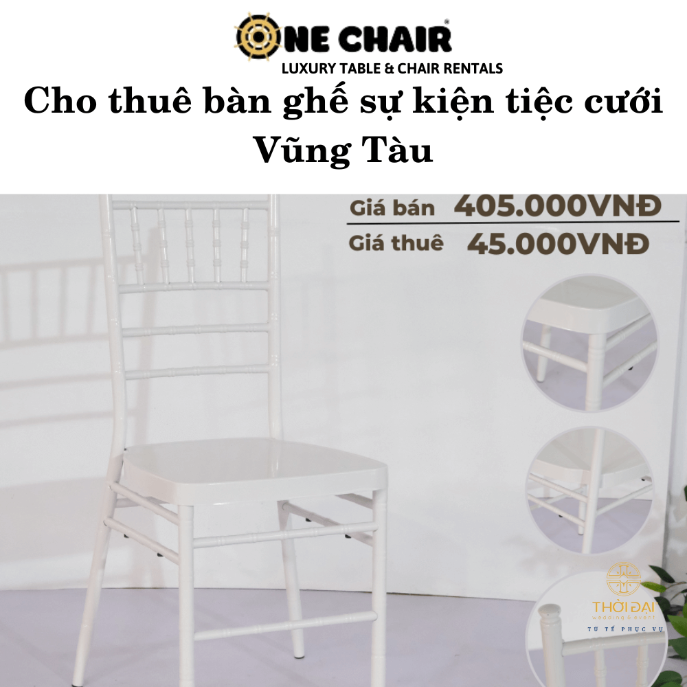 Cho thuê bàn ghế sự kiện tiệc cưới Vũng Tàu