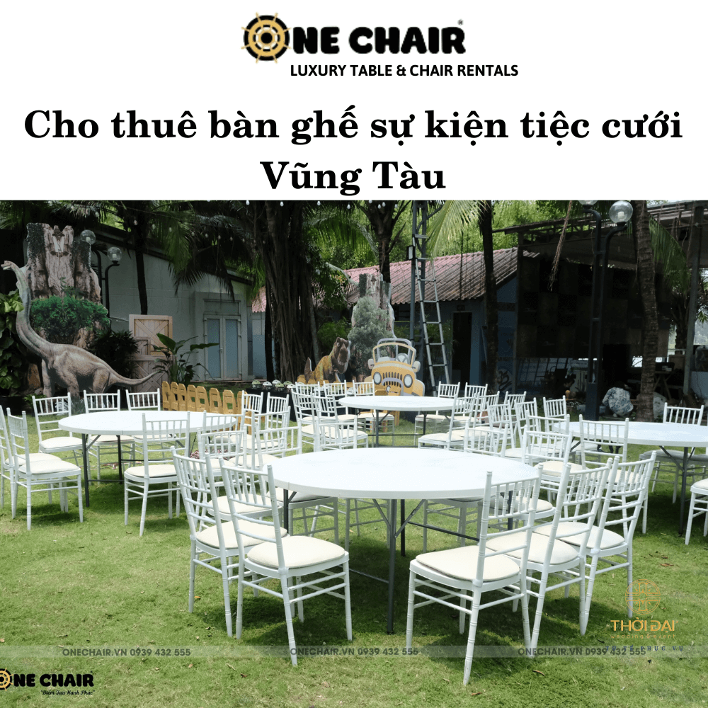 Cho thuê bàn ghế sự kiện tiệc cưới Vũng Tàu