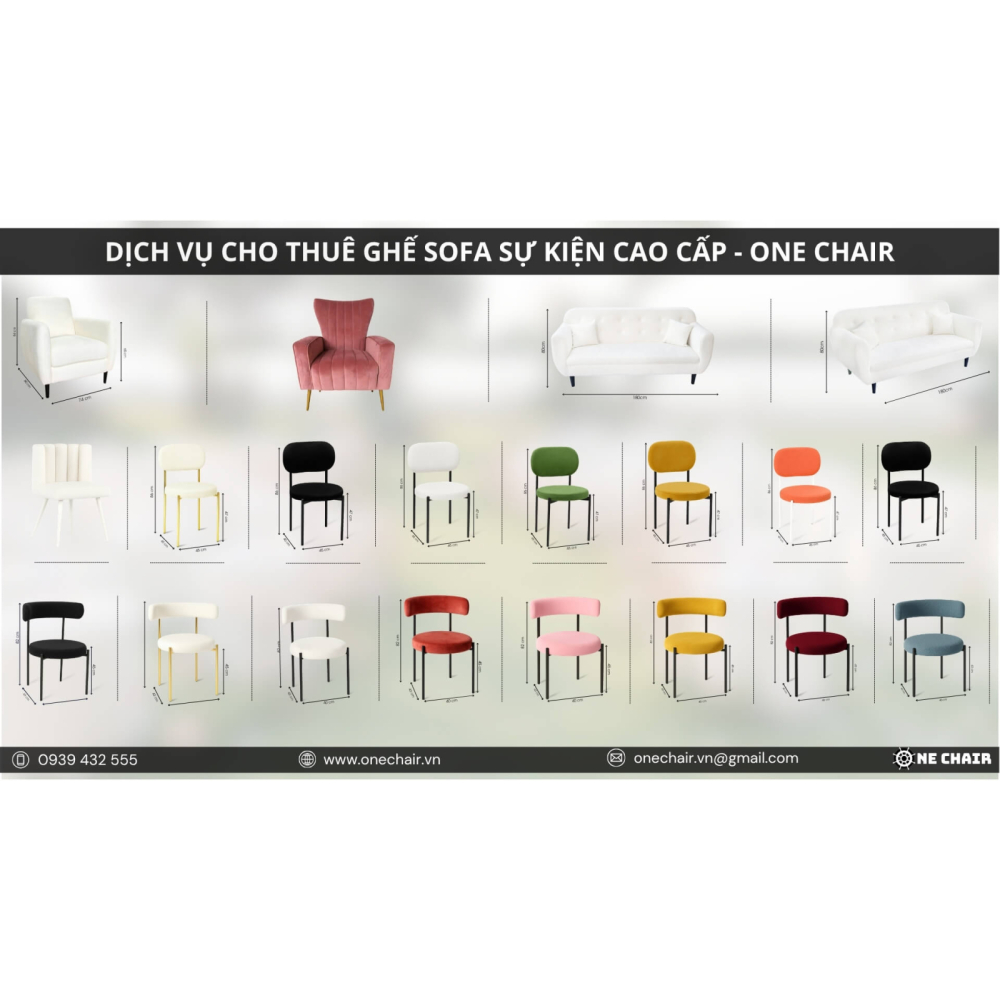 Nghệ Thuật Setup Sofa Sự Kiện Sang Trọng, Hiện Đại - Hành Trình ONE CHAIR Biến Concept Thành Hiện Thực