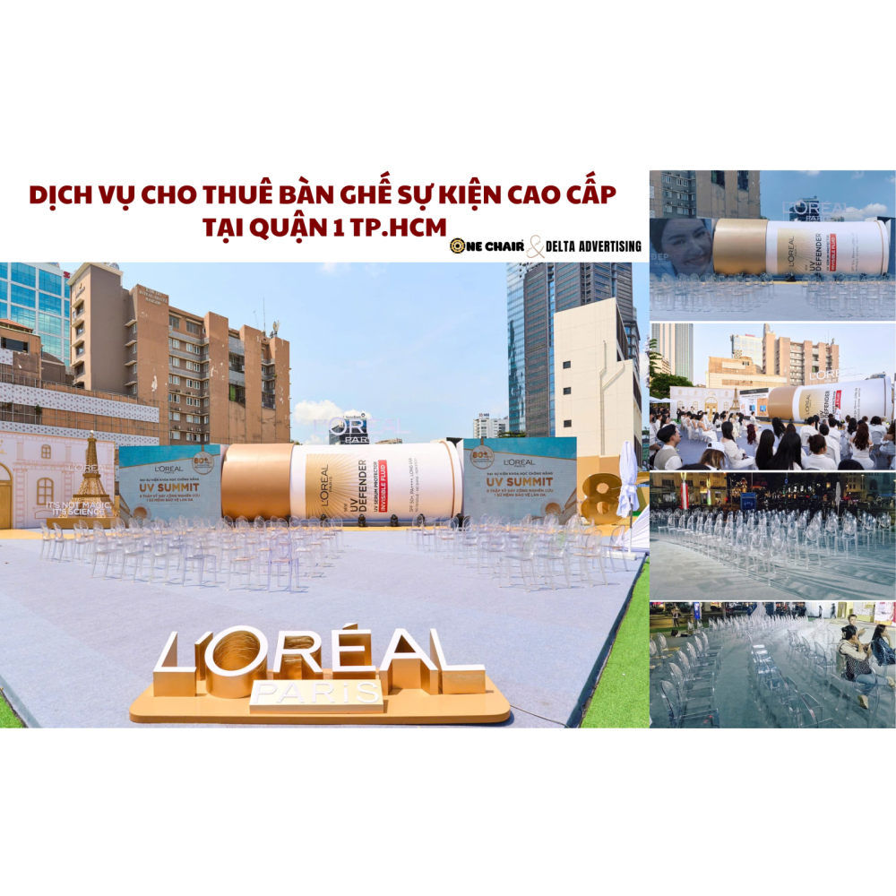 Dịch Vụ Cho Thuê Bàn Ghế Sự Kiện Tại Quận 1 TP.HCM - Cao Cấp, Hiện Đại Và Sang Trọng