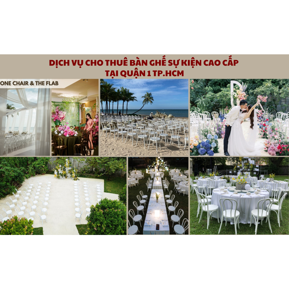 Dịch Vụ Cho Thuê Bàn Ghế Sự Kiện Tại Quận 1 TP.HCM - Cao Cấp, Hiện Đại Và Sang Trọng