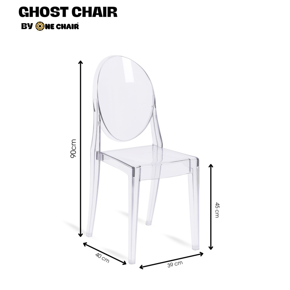 Ghost Chair – Nệm Màu Nâu | Ghế Trong Suốt Sắc Nâu Tinh Tế & Gần Gũi