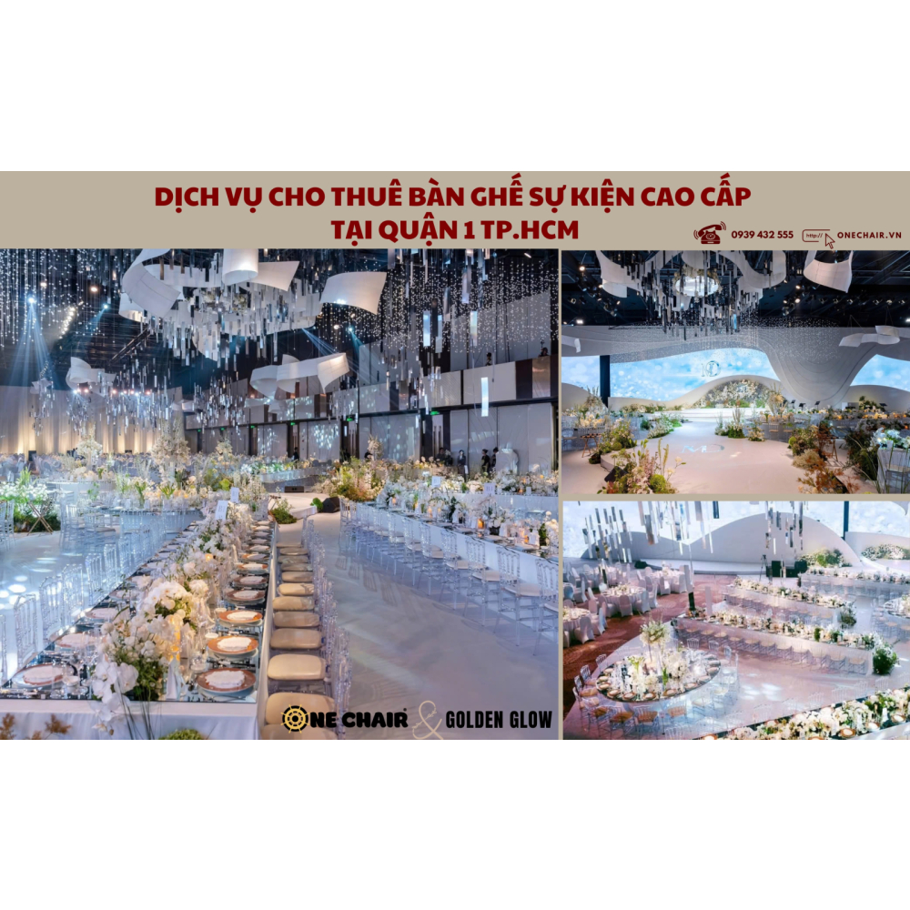 Dịch Vụ Cho Thuê Bàn Ghế Sự Kiện Tại Quận 1 TP.HCM - Cao Cấp, Hiện Đại Và Sang Trọng