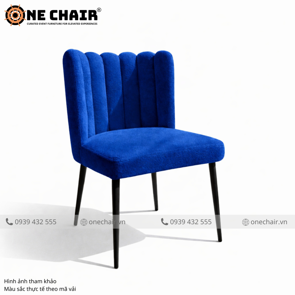 Ghế Sofa Tulip Cao Cấp Xanh Coban – Quyền Uy & Nghệ Thuật Trong Từng Đường Nét