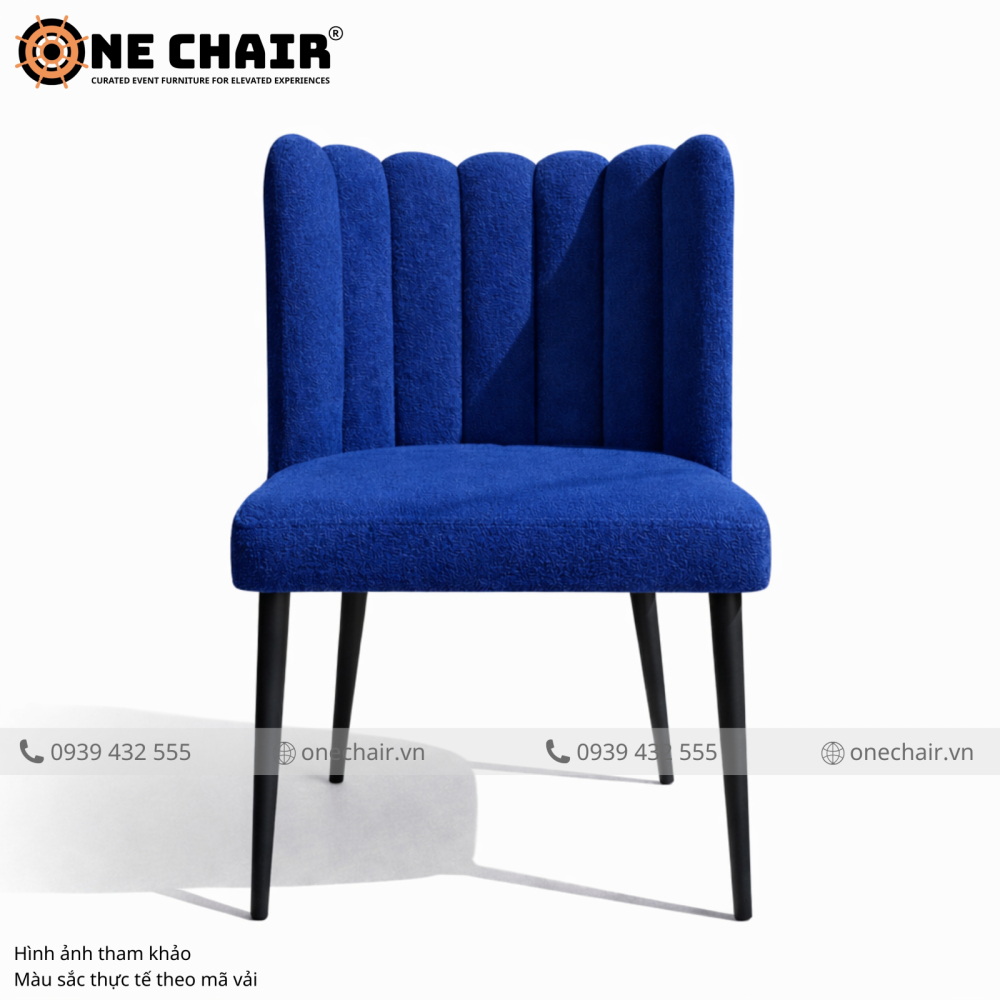 Ghế Sofa Tulip Cao Cấp Xanh Coban – Quyền Uy & Nghệ Thuật Trong Từng Đường Nét