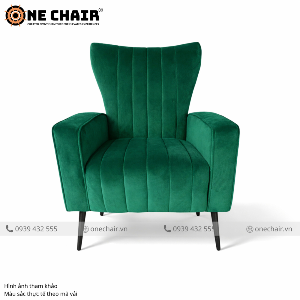 Sofa Armchair Sự Kiện Muse Xanh Ngọc – Nàng Thơ Của Mọi Không Gian Sự Kiện Đỉnh Cao