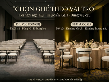 Chọn ghế hội nghị và ghế gala: khung quyết định cho người phụ trách sự kiện