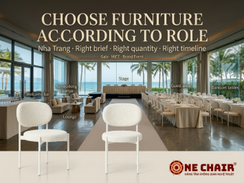 Cho thuê nội thất sự kiện tại Nha Trang: chọn theo vai trò, kiểm soát theo timeline