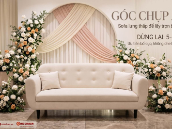 Sofa Tiệc Cưới: Đặt Ở Đâu Đáng Tiền, Đâu Thành Đồ Thừa