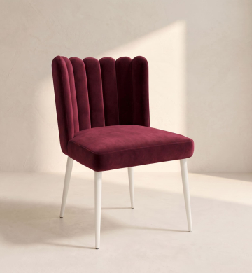 Tulip Chair – Burgundy Wine