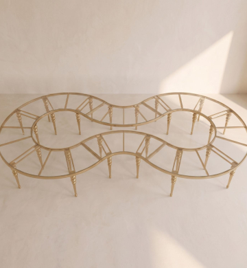 Luna Table Gold – Layout Vô Cực