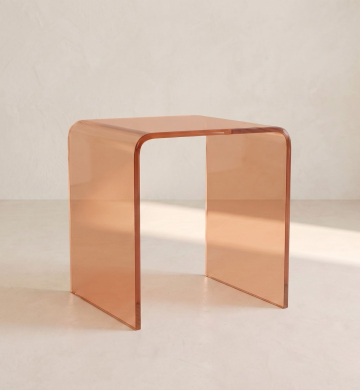 Box Chair Acrylic – Burnt Orange