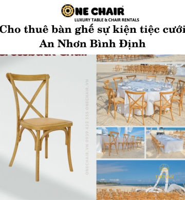 Cho thuê bàn ghế sự kiện tiệc cưới An Nhơn Bình Định