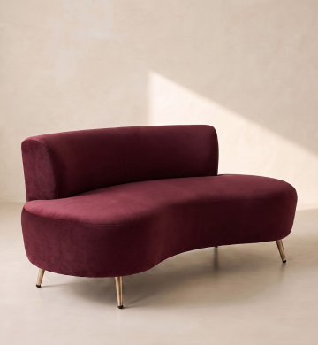 Flow Sofa – Burgundy Wine