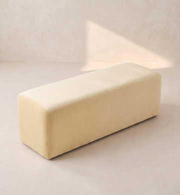 Ghế Băng Vải – Butter Yellow