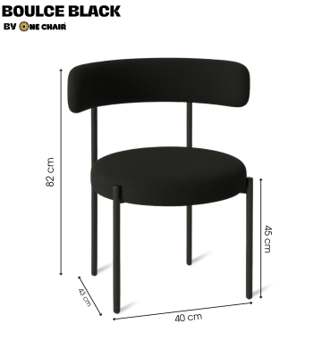 GHẾ SỰ KIỆN SOFA BOULCÉ BLACK – HIỆN ĐẠI & THANH LỊCH