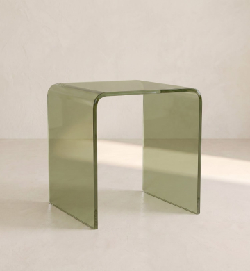 Box Chair Acrylic – Olive Moss