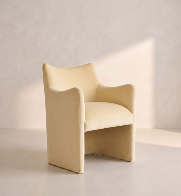 Muse Lounge Chair – Butter Yellow