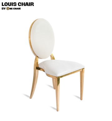 GHẾ SỰ KIỆN CAO CẤP | LOUIS CHAIR NỆM TRẮNG – THANH LỊCH, QUYỀN QUÝ, ĐẲNG CẤP