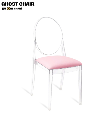 Ghost Chair – Nệm Màu Hồng | Ghế Trong Suốt Sắc Hồng Ngọt Ngào & Tinh Tế