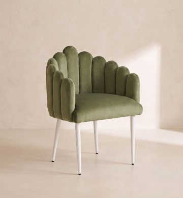 Bloom Accent Chair – Moss Green