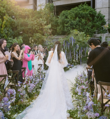 Luxury Wedding | Giai Điệu Hoa Tím Giữa Khu Vườn Lễ Cưới Lãng Mạn