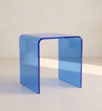 Box Chair Acrylic – Cobalt Blue