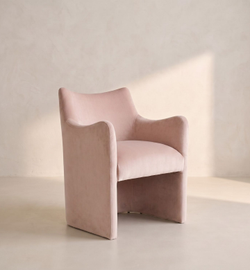 Muse Lounge Chair – Dusty Rose